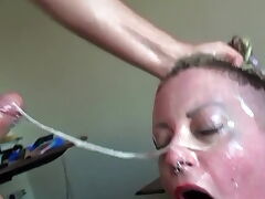 'Kinky Tattoed British Slut Piggy Riding On Her Daddy After Rough Blowjob' - all-videos video
